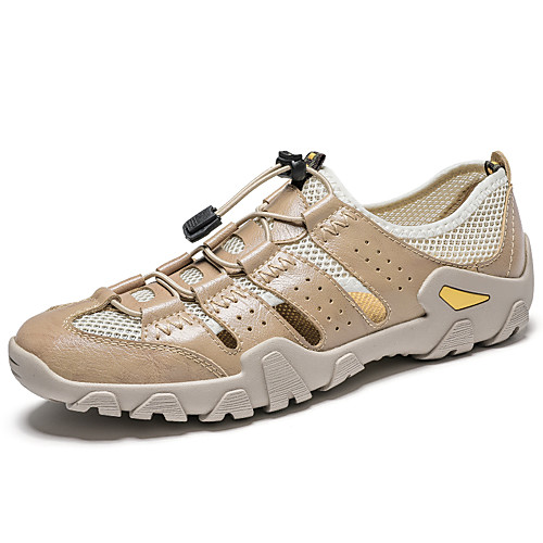 Men's Sandals Sporty Casual Beach Athletic Outdoor Water Shoes Walking Shoes Cowhide Breathable Handmade Non-slipping Booties / Ankle Boots Light Brown Dark Brown Black Summer
Men's Sandals Sporty Casual Beach Athletic Outdoor Water Shoes Walking Shoes Cowhide Breathable Handmade Non-slipping Booties / Ankle Boots Light Brown Dark Brown Black Summer