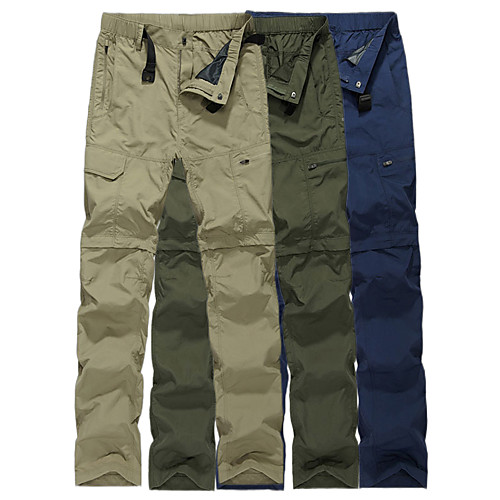 Men's Hiking Pants Trousers Convertible Pants / Zip Off Pants Summer Outdoor Waterproof Multi-Pockets Quick Dry Lightweight Pants / Trousers Bottoms Blue khaki Army Green Camping / Hiking Hunting
Men's Hiking Pants Trousers Convertible Pants / Zip Off Pants Summer Outdoor Waterproof Multi-Pockets Quick Dry Lightweight Pants / Trousers Bottoms Blue khaki Army Green Camping / Hiking Hunting