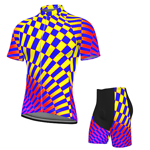 Men's Short Sleeve Cycling Jersey with Shorts Spandex Purple Bike Breathable Quick Dry Sports Geometric Mountain Bike MTB Road Bike Cycling Clothing Apparel / Stretchy / Athletic / Athleisure
Men's Short Sleeve Cycling Jersey with Shorts Spandex Purple Bike Breathable Quick Dry Sports Geometric Mountain Bike MTB Road Bike Cycling Clothing Apparel / Stretchy / Athletic / Athleisure