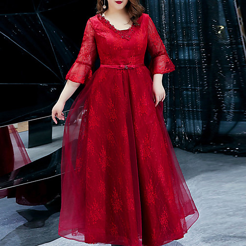 A-Line Empire Elegant Engagement Formal Evening Dress V Neck Half Sleeve Floor Length Tulle with Bow(s) 2021
A-Line Empire Elegant Engagement Formal Evening Dress V Neck Half Sleeve Floor Length Tulle with Bow(s) 2021