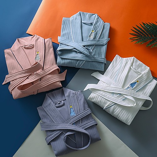 Superior Quality Bath Robe, Solid Colored / Fashion Pure Cotton Bedroom / Bathroom 1 pcs
Superior Quality Bath Robe, Solid Colored / Fashion Pure Cotton Bedroom / Bathroom 1 pcs