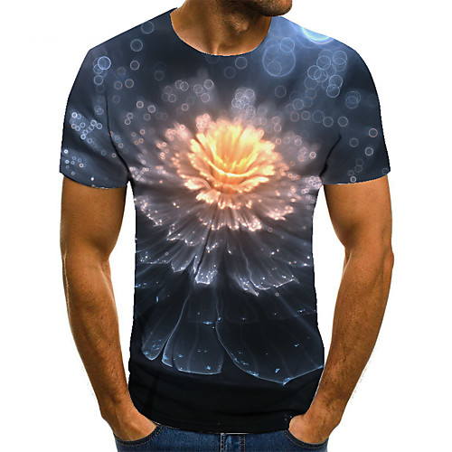 Men's T shirt 3D Print Geometric 3D Print Print Short Sleeve Casual Tops Casual Fashion Blue
Men's T shirt 3D Print Geometric 3D Print Print Short Sleeve Casual Tops Casual Fashion Blue