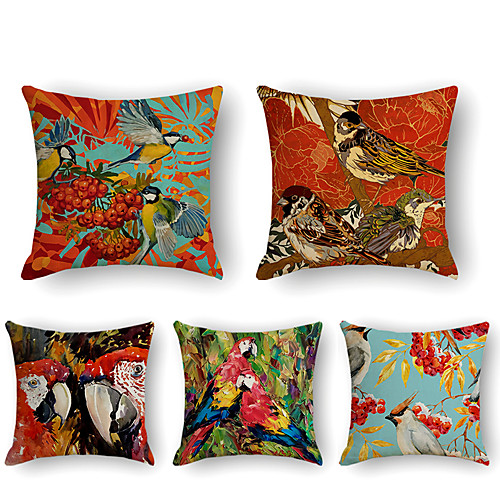 Cushion Cover 5PCS Linen Soft Print Square Throw Pillow Cover Cushion Case Pillowcase for Sofa Bedroom 45 x 45 cm (18 x 18 Inch) Superior Quality Mashine Washable
Cushion Cover 5PCS Linen Soft Print Square Throw Pillow Cover Cushion Case Pillowcase for Sofa Bedroom 45 x 45 cm (18 x 18 Inch) Superior Quality Mashine Washable
