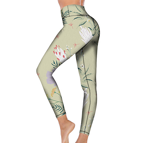 21Grams Women's High Waist Yoga Pants Cropped Leggings Tummy Control Butt Lift Breathable Green Fitness Gym Workout Running Sports Activewear High Elasticity
21Grams Women's High Waist Yoga Pants Cropped Leggings Tummy Control Butt Lift Breathable Green Fitness Gym Workout Running Sports Activewear High Elasticity