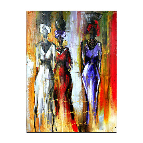 Oil Painting Hand Painted Vertical Abstract People Modern Rolled Canvas (No Frame)
Oil Painting Hand Painted Vertical Abstract People Modern Rolled Canvas (No Frame)