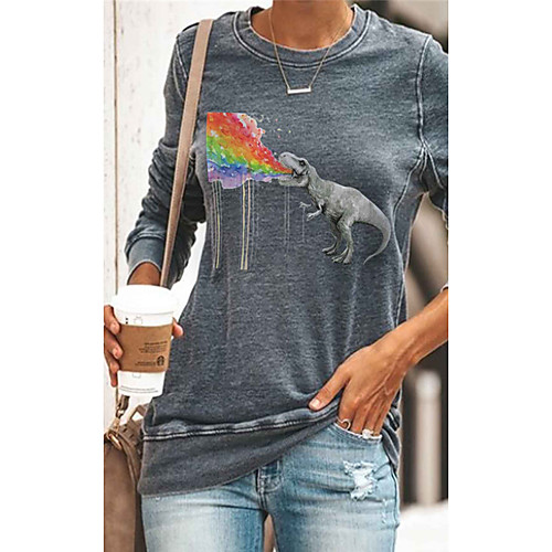 Women's Pullover Sweatshirt Animal Patchwork Print Daily 3D Print Basic Hoodies Sweatshirts Blue Green Dark Gray
Women's Pullover Sweatshirt Animal Patchwork Print Daily 3D Print Basic Hoodies Sweatshirts Blue Green Dark Gray
