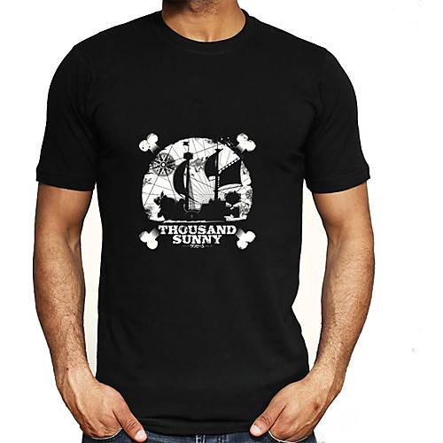 Inspired by One Piece Monkey D. Luffy Cosplay Costume T-shirt Microfiber Graphic Prints Printing T-shirt For Men's / Women's
Inspired by One Piece Monkey D. Luffy Cosplay Costume T-shirt Microfiber Graphic Prints Printing T-shirt For Men's / Women's