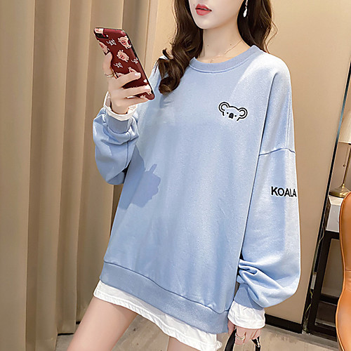 Women's Sweatshirt Sweater Pullover 2 in 1 Oversized Side Split Crew Neck Sport Athleisure Sweatshirt Top Long Sleeve Breathable Soft Comfortable Everyday Use Street Casual Daily Outdoor
Women's Sweatshirt Sweater Pullover 2 in 1 Oversized Side Split Crew Neck Sport Athleisure Sweatshirt Top Long Sleeve Breathable Soft Comfortable Everyday Use Street Casual Daily Outdoor