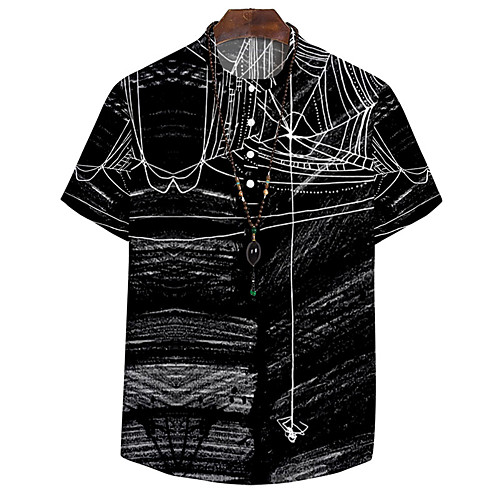 Men's Shirt 3D Print Spider Animal Button-Down 3D Print Short Sleeve Daily Tops Casual Fashion Hawaiian Black
Men's Shirt 3D Print Spider Animal Button-Down 3D Print Short Sleeve Daily Tops Casual Fashion Hawaiian Black