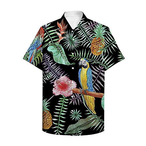 Men's Shirt 3D Print Floral Graphic Prints Button-Down Print Short Sleeve Daily Tops Casual Hawaiian Black
Men's Shirt 3D Print Floral Graphic Prints Button-Down Print Short Sleeve Daily Tops Casual Hawaiian Black