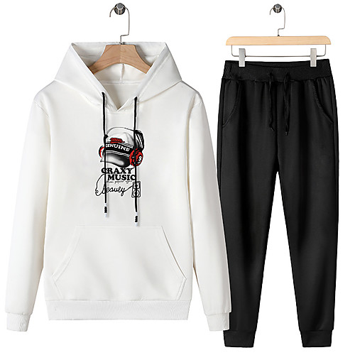 Men's Sweatsuit 2 Piece Set Elastic Waistband Hoodie Sport Athleisure Clothing Suit Long Sleeve Breathable Soft Comfortable Exercise & Fitness Everyday Use Outdoor Fitness Exercising / 2pcs / pack
Men's Sweatsuit 2 Piece Set Elastic Waistband Hoodie Sport Athleisure Clothing Suit Long Sleeve Breathable Soft Comfortable Exercise & Fitness Everyday Use Outdoor Fitness Exercising / 2pcs / pack