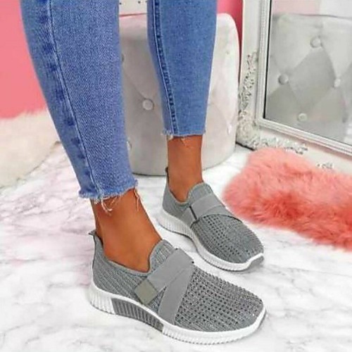 Women's Trainers Athletic Shoes Flat Heel Round Toe Sporty Daily Walking Shoes Tissage Volant Rhinestone Ribbon Tie Solid Colored White Black Light Green
Women's Trainers Athletic Shoes Flat Heel Round Toe Sporty Daily Walking Shoes Tissage Volant Rhinestone Ribbon Tie Solid Colored White Black Light Green