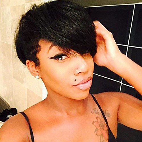 Synthetic Wig Natural Straight Short Bob Wig Short Black Synthetic Hair Women's Party Fashion Comfy Black
Synthetic Wig Natural Straight Short Bob Wig Short Black Synthetic Hair Women's Party Fashion Comfy Black