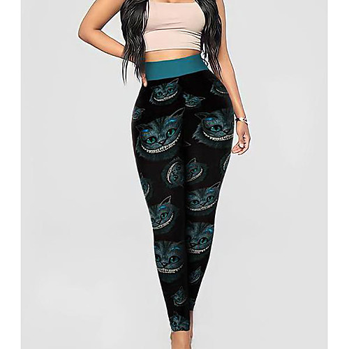 Women's Sporty Comfort Skinny Gym Yoga Leggings Pants Animal Full Length High Waist Black
Women's Sporty Comfort Skinny Gym Yoga Leggings Pants Animal Full Length High Waist Black