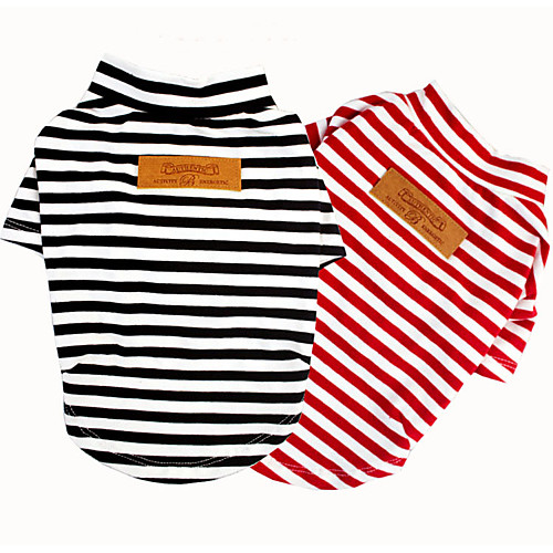 Dog Cat Shirt / T-Shirt Vest Striped Casual / Daily Dog Clothes Puppy Clothes Dog Outfits Black Red Costume for Girl and Boy Dog Padded Fabric XS S M L XL
Dog Cat Shirt / T-Shirt Vest Striped Casual / Daily Dog Clothes Puppy Clothes Dog Outfits Black Red Costume for Girl and Boy Dog Padded Fabric XS S M L XL