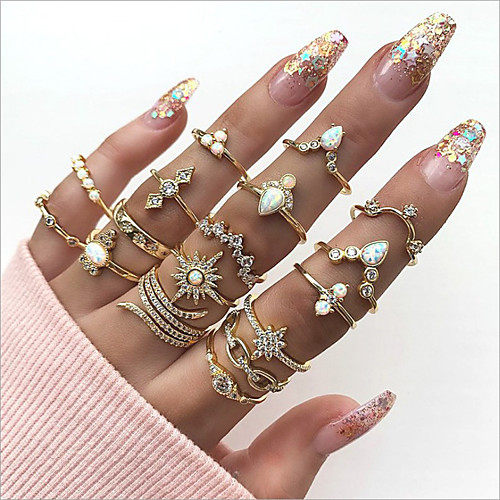 Ring Retro Gold Rhinestone Alloy Drop Fashion Vintage Classic 1 set 7 / Women's
Ring Retro Gold Rhinestone Alloy Drop Fashion Vintage Classic 1 set 7 / Women's
