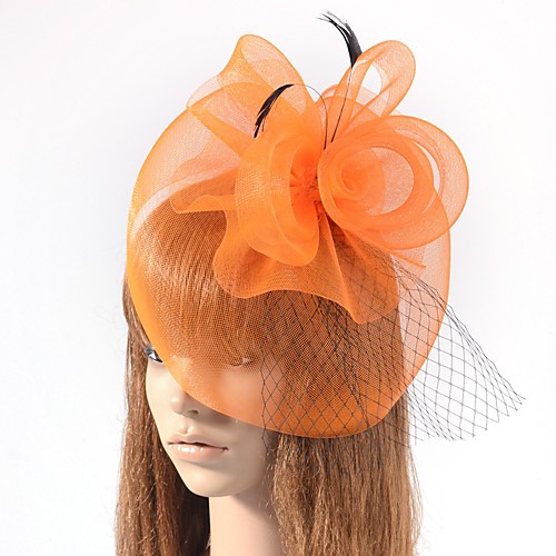 Vintage Style Romantic Tulle Fascinators with Feather / Floral 1 Piece Special Occasion / Party / Evening Headpiece
Vintage Style Romantic Tulle Fascinators with Feather / Floral 1 Piece Special Occasion / Party / Evening Headpiece
