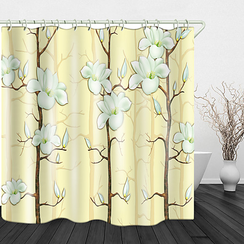 Beautiful flowers Print Waterproof Fabric Shower Curtain for Bathroom Home Decor Covered Bathtub Curtains Liner Includes with Hooks
Beautiful flowers Print Waterproof Fabric Shower Curtain for Bathroom Home Decor Covered Bathtub Curtains Liner Includes with Hooks