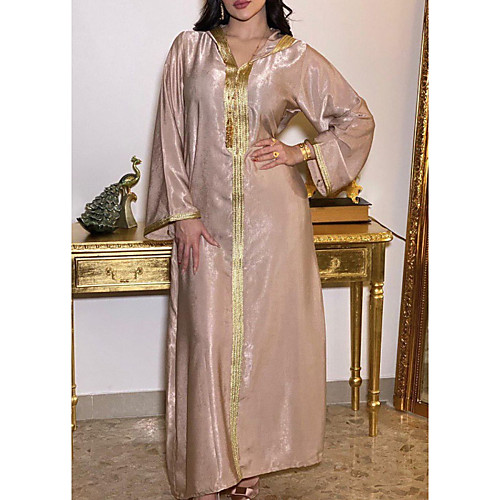 Women's Kaftan Dress Maxi long Dress Red Gold Long Sleeve Solid Color Patchwork Summer Round Neck Casual 2021 S M L XL
Women's Kaftan Dress Maxi long Dress Red Gold Long Sleeve Solid Color Patchwork Summer Round Neck Casual 2021 S M L XL