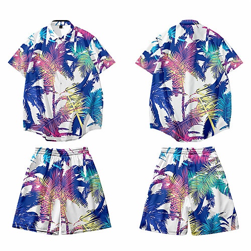 Men's Shirt 3D Print Graphic 3D Button-Down 3D Print Short Sleeve Casual Tops Casual Hawaiian Rainbow
Men's Shirt 3D Print Graphic 3D Button-Down 3D Print Short Sleeve Casual Tops Casual Hawaiian Rainbow