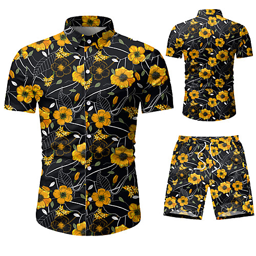 Men's Shirt Other Prints Graphic Prints Print Short Sleeve Vacation Tops Black
Men's Shirt Other Prints Graphic Prints Print Short Sleeve Vacation Tops Black