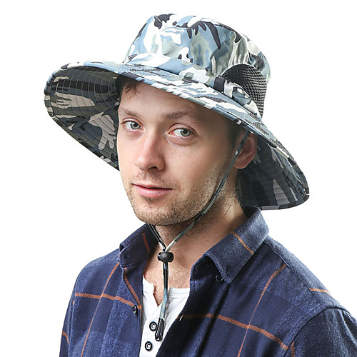 Men's Hats Fishing Hat Waterproof Portable Quick Dry Ultraviolet Resistant Camo Spring & Summer Terylene Hunting Fishing Camping / Hiking / Caving Everyday Use Grey Green Dark Navy
Men's Hats Fishing Hat Waterproof Portable Quick Dry Ultraviolet Resistant Camo Spring & Summer Terylene Hunting Fishing Camping / Hiking / Caving Everyday Use Grey Green Dark Navy