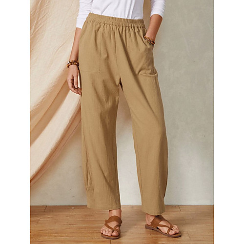 Women's High Waist Yoga Pants Wide Leg Elastic Waistband Bottoms Breathable Quick Dry Moisture Wicking Solid Color Khaki Yoga Fitness Gym Workout Winter Sports Activewear Micro-elastic / Athletic
Women's High Waist Yoga Pants Wide Leg Elastic Waistband Bottoms Breathable Quick Dry Moisture Wicking Solid Color Khaki Yoga Fitness Gym Workout Winter Sports Activewear Micro-elastic / Athletic