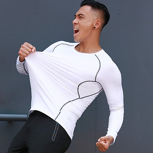 Men's T shirt Hiking Tee shirt Long Sleeve Tee Tshirt Top Outdoor Lightweight Breathable Quick Dry Stretchy Autumn / Fall Spring Spandex Polyester White Black Fishing Climbing Camping / Hiking
Men's T shirt Hiking Tee shirt Long Sleeve Tee Tshirt Top Outdoor Lightweight Breathable Quick Dry Stretchy Autumn / Fall Spring Spandex Polyester White Black Fishing Climbing Camping / Hiking