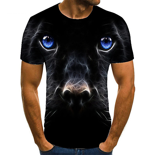 Men's T shirt 3D Print Animal 3D Print Print Short Sleeve Casual Tops Casual Fashion Black / White
Men's T shirt 3D Print Animal 3D Print Print Short Sleeve Casual Tops Casual Fashion Black / White