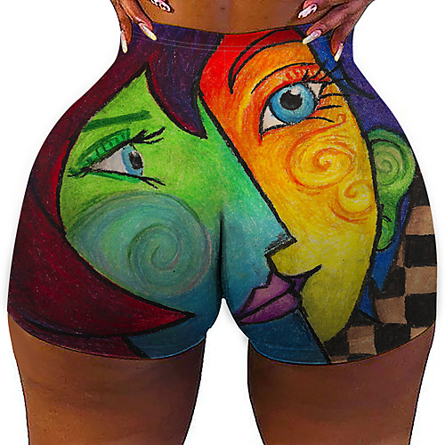 Women's Colorful Fashion Comfort Holiday Beach Leggings Pants Color Block Geometric Short Sporty Elastic Waist Print Green
Women's Colorful Fashion Comfort Holiday Beach Leggings Pants Color Block Geometric Short Sporty Elastic Waist Print Green