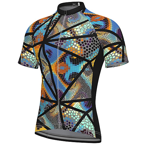 21Grams Men's Short Sleeve Cycling Jersey Spandex Blue Bike Top Mountain Bike MTB Road Bike Cycling Breathable Quick Dry Sports Clothing Apparel / Athleisure
21Grams Men's Short Sleeve Cycling Jersey Spandex Blue Bike Top Mountain Bike MTB Road Bike Cycling Breathable Quick Dry Sports Clothing Apparel / Athleisure