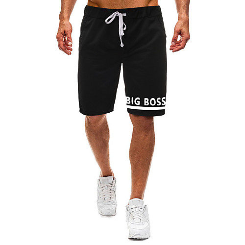 Men's Sporty Casual / Sporty Daily Holiday Shorts Pants Letter Short Drawstring Pocket Print Black
Men's Sporty Casual / Sporty Daily Holiday Shorts Pants Letter Short Drawstring Pocket Print Black