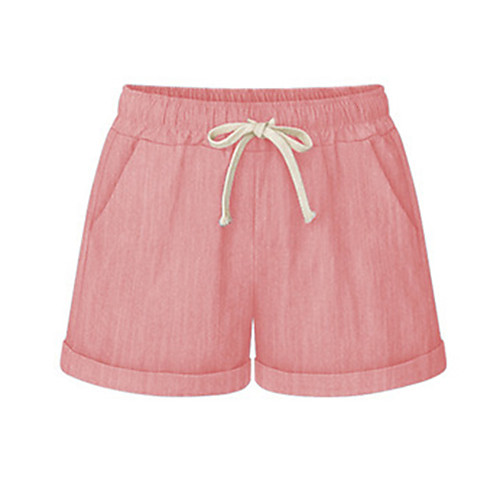 Women's Casual / Sporty Comfort Daily Leisure Sports Shorts Pants Plain Short Drawstring Pocket White Black Blushing Pink Wine Beige
Women's Casual / Sporty Comfort Daily Leisure Sports Shorts Pants Plain Short Drawstring Pocket White Black Blushing Pink Wine Beige