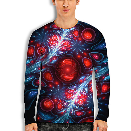Men's T shirt 3D Print Graphic Graphic Prints 3D Print Long Sleeve Daily Tops Basic Casual Hawaiian Black / Red
Men's T shirt 3D Print Graphic Graphic Prints 3D Print Long Sleeve Daily Tops Basic Casual Hawaiian Black / Red