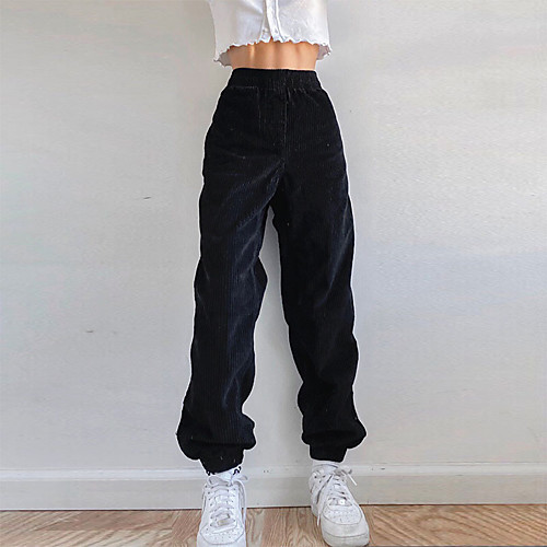Women's Sweatpants Jogger Pants Corduroy Sport Athleisure Pants Pants / Trousers Bottoms Breathable Soft Comfortable Everyday Use Casual Daily Outdoor Exercising
Women's Sweatpants Jogger Pants Corduroy Sport Athleisure Pants Pants / Trousers Bottoms Breathable Soft Comfortable Everyday Use Casual Daily Outdoor Exercising