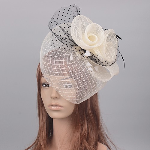 Classic Retro Tulle Fascinators with Feather / Floral / Polka Dot 1 Piece Special Occasion / Party / Evening Headpiece
Classic Retro Tulle Fascinators with Feather / Floral / Polka Dot 1 Piece Special Occasion / Party / Evening Headpiece