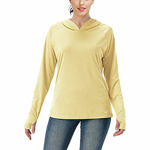 Women's T shirt Hiking Tee shirt Long Sleeve Tee Tshirt Top Outdoor Lightweight Breathable Quick Dry Sweat wicking Spring Summer Almond White Black Fishing Climbing Camping / Hiking / Caving
Women's T shirt Hiking Tee shirt Long Sleeve Tee Tshirt Top Outdoor Lightweight Breathable Quick Dry Sweat wicking Spring Summer Almond White Black Fishing Climbing Camping / Hiking / Caving