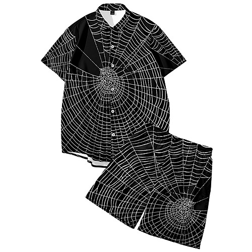 Men's Shirt Suits 3D Print Spider Animal Button-Down 3D Print Short Sleeve Daily Tops Casual Fashion Breathable Black
Men's Shirt Suits 3D Print Spider Animal Button-Down 3D Print Short Sleeve Daily Tops Casual Fashion Breathable Black