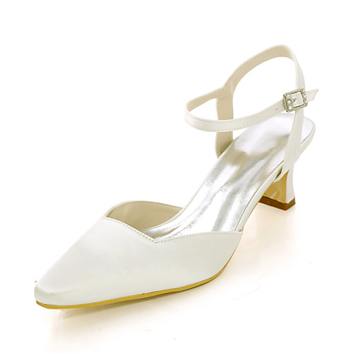 Women's Wedding Shoes Block Heel Square Toe Wedding Pumps Satin Solid Colored White Red Dark Purple
Women's Wedding Shoes Block Heel Square Toe Wedding Pumps Satin Solid Colored White Red Dark Purple