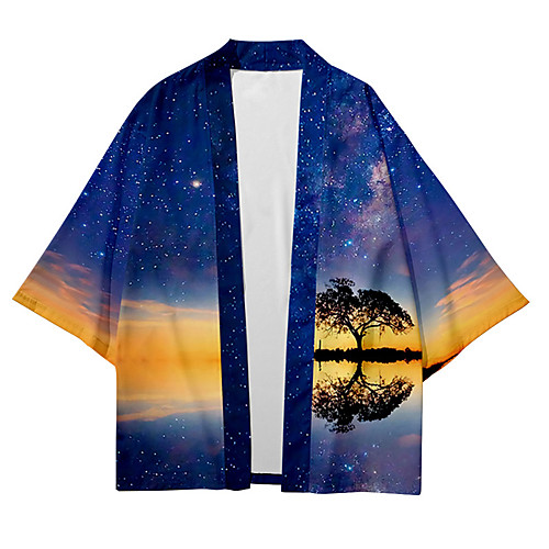 Men's Shirt 3D Print Galaxy 3D Print Short Sleeve Daily Tops Casual Fashion Blue
Men's Shirt 3D Print Galaxy 3D Print Short Sleeve Daily Tops Casual Fashion Blue