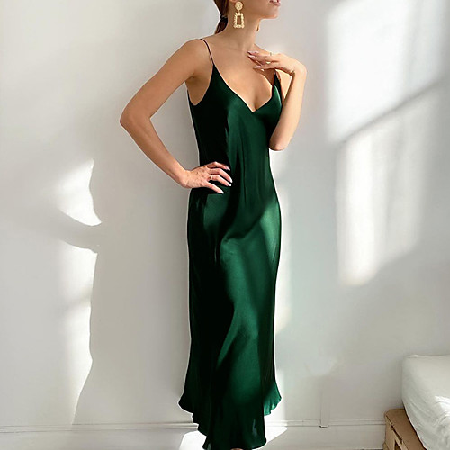 Women's A Line Dress Midi Dress Black Khaki Green Gray Sleeveless Solid Color Spring Summer V Neck Casual 2021 S M L
Women's A Line Dress Midi Dress Black Khaki Green Gray Sleeveless Solid Color Spring Summer V Neck Casual 2021 S M L
