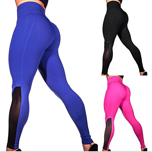 Women's High Waist Yoga Pants Patchwork Cropped Leggings Tummy Control Butt Lift Breathable Black Red Blue Mesh Yoga Fitness Gym Workout Winter Sports Activewear Stretchy Skinny / Athletic
Women's High Waist Yoga Pants Patchwork Cropped Leggings Tummy Control Butt Lift Breathable Black Red Blue Mesh Yoga Fitness Gym Workout Winter Sports Activewear Stretchy Skinny / Athletic