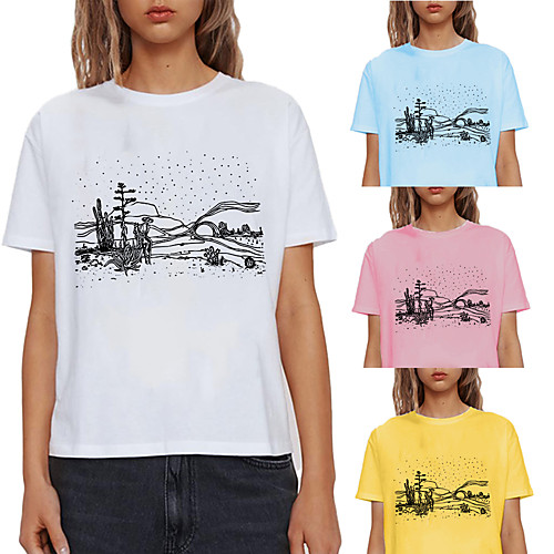 Women's Tee / T-shirt Pure Color Crew Neck Sport Athleisure T Shirt Top Short Sleeves Breathable Soft Comfortable Everyday Use Street Casual Daily Outdoor
Women's Tee / T-shirt Pure Color Crew Neck Sport Athleisure T Shirt Top Short Sleeves Breathable Soft Comfortable Everyday Use Street Casual Daily Outdoor