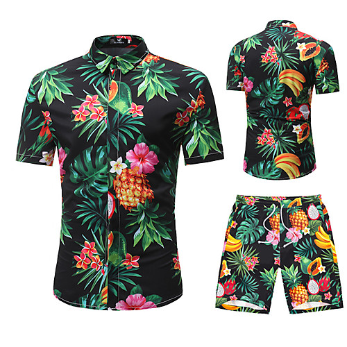 Men's Shirt Other Prints Graphic Prints Print Short Sleeve Vacation Tops Green
Men's Shirt Other Prints Graphic Prints Print Short Sleeve Vacation Tops Green