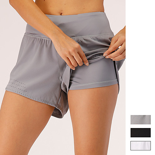 Women's Running Shorts Athletic Shorts Bottoms 2 in 1 Spandex Fitness Gym Workout Running Jogging Exercise Butt Lift Breathable Quick Dry Sport Solid Colored White Black Grey / Stretchy / Athleisure
Women's Running Shorts Athletic Shorts Bottoms 2 in 1 Spandex Fitness Gym Workout Running Jogging Exercise Butt Lift Breathable Quick Dry Sport Solid Colored White Black Grey / Stretchy / Athleisure
