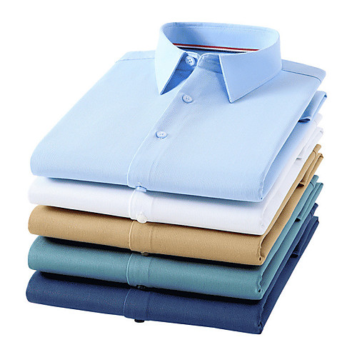 Men's Shirt Solid Colored Button-Down Long Sleeve Casual Tops Business Simple White Black Blue
Men's Shirt Solid Colored Button-Down Long Sleeve Casual Tops Business Simple White Black Blue