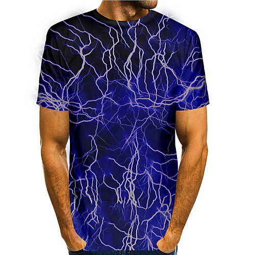 Men's T shirt 3D Print Graphic 3D 3D Print Short Sleeve Daily Tops Basic Casual Blue
Men's T shirt 3D Print Graphic 3D 3D Print Short Sleeve Daily Tops Basic Casual Blue