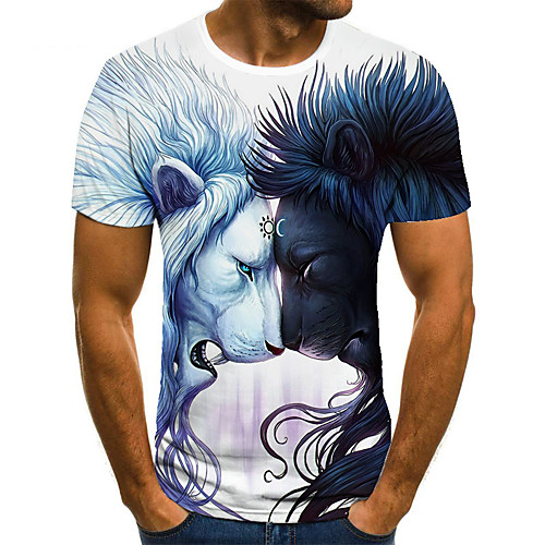 Men's T shirt 3D Print Animal 3D Print Print Short Sleeve Casual Tops Casual Fashion Light Yellow
Men's T shirt 3D Print Animal 3D Print Print Short Sleeve Casual Tops Casual Fashion Light Yellow