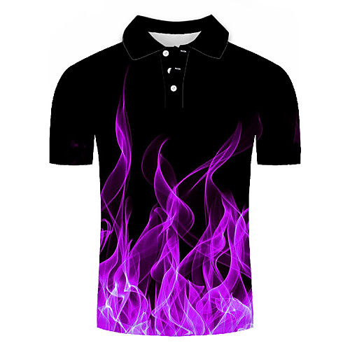 Men's Polo 3D Print Geometric 3D Print Print Short Sleeve Casual Tops Casual Fashion Purple
Men's Polo 3D Print Geometric 3D Print Print Short Sleeve Casual Tops Casual Fashion Purple