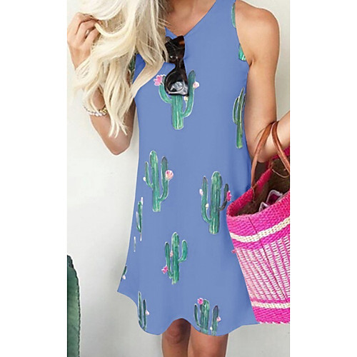 Women's A Line Dress Knee Length Dress orange Pink White Blue Purple Yellow Green Rose Red Sleeveless Print Print Summer V Neck Casual 3D Print S M L XL XXL
Women's A Line Dress Knee Length Dress orange Pink White Blue Purple Yellow Green Rose Red Sleeveless Print Print Summer V Neck Casual 3D Print S M L XL XXL